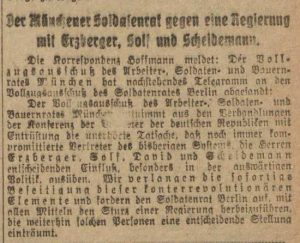 Die Freiheit, 28. November 1918